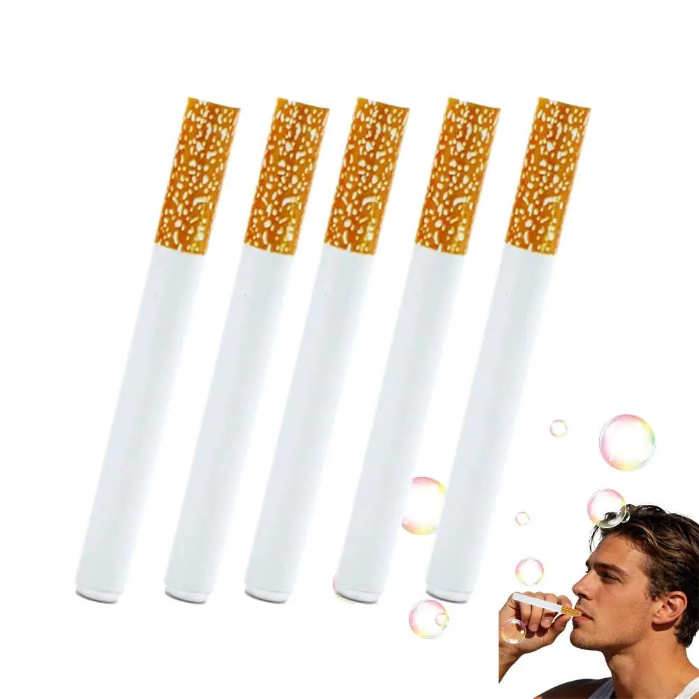 Cigarette-Shaped Bubble Blower Toy – Portable Novelty Fun Peaceful Pleasures Health and Wellness 5pcs