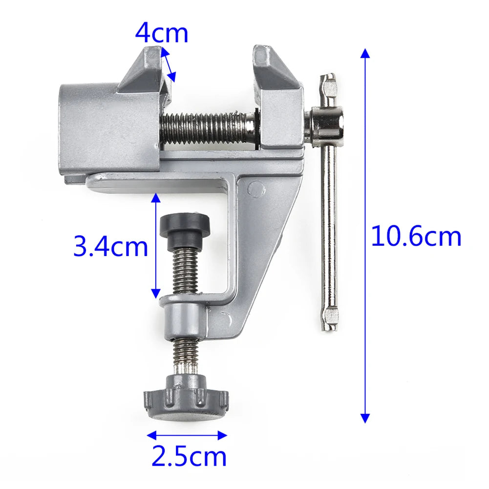 Mini Table Bench Vise Home Work Clamp Craft Repair Tool Jewelers DIY