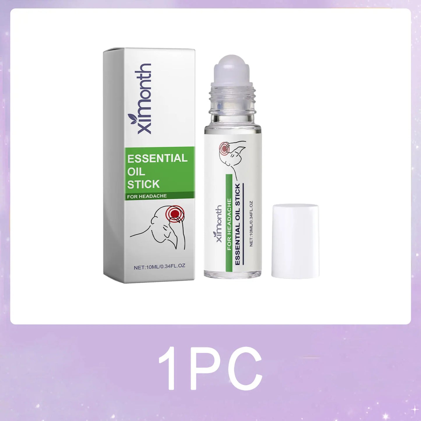 Lavender Calming Essential Oil Roll-On | Stress & Tension Blend