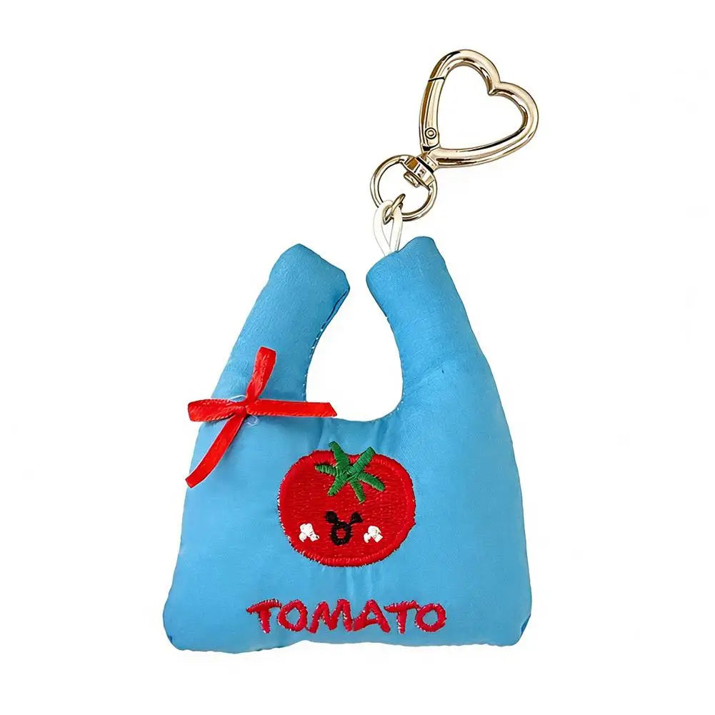 Kawaii Embroidered Mini Bag Keychain Charm | Cute Bag Pendant