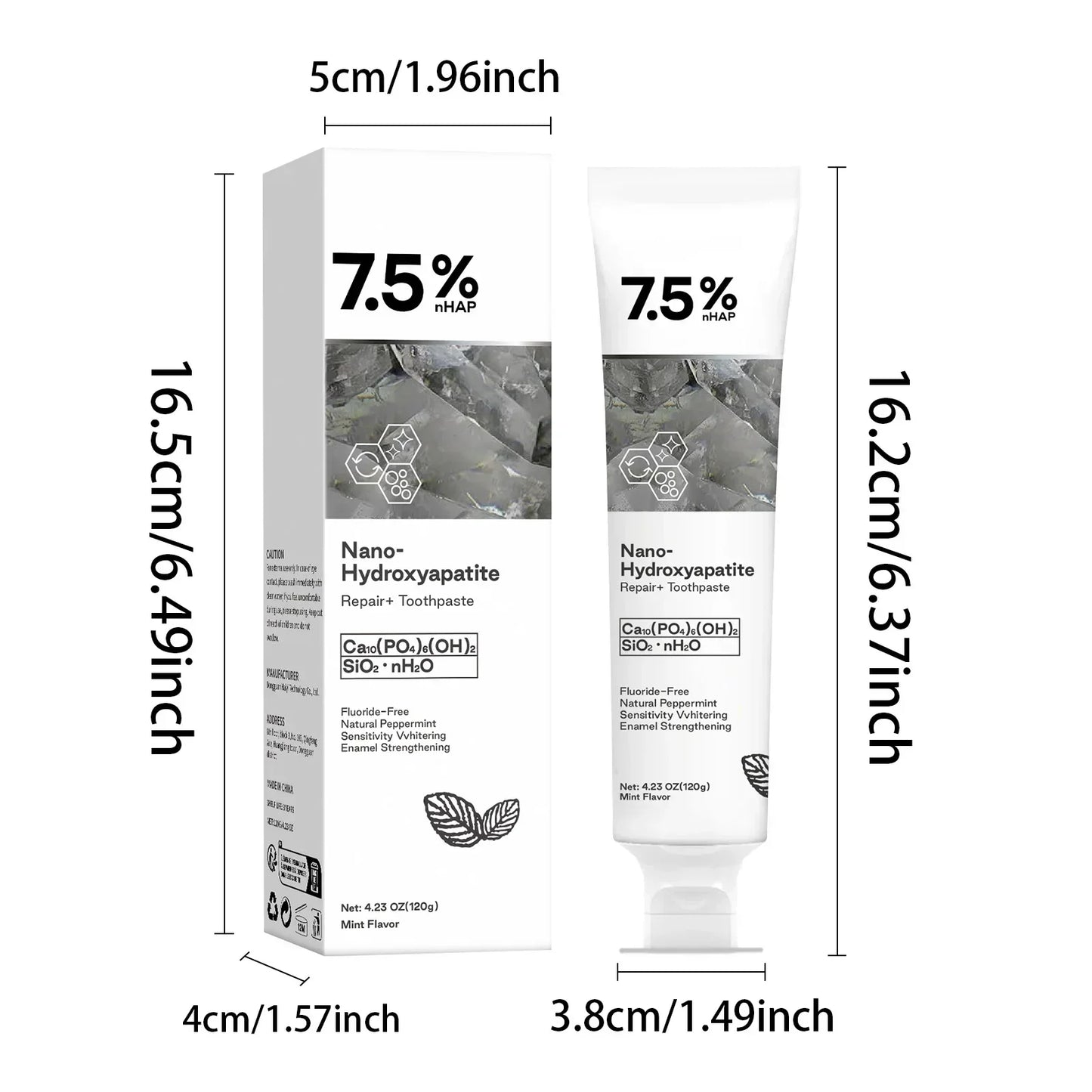 Hydroxyapatite Enamel Repair Toothpaste – Whitening & Fresh Breath