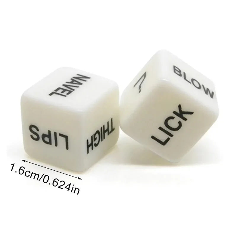 Glow in the Dark Dice 16mm – Acrylic Party Game Dice