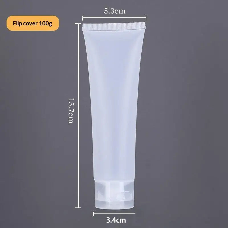Refillable Travel Squeeze Tubes – 20ml 50ml 100ml Cosmetic Bottles