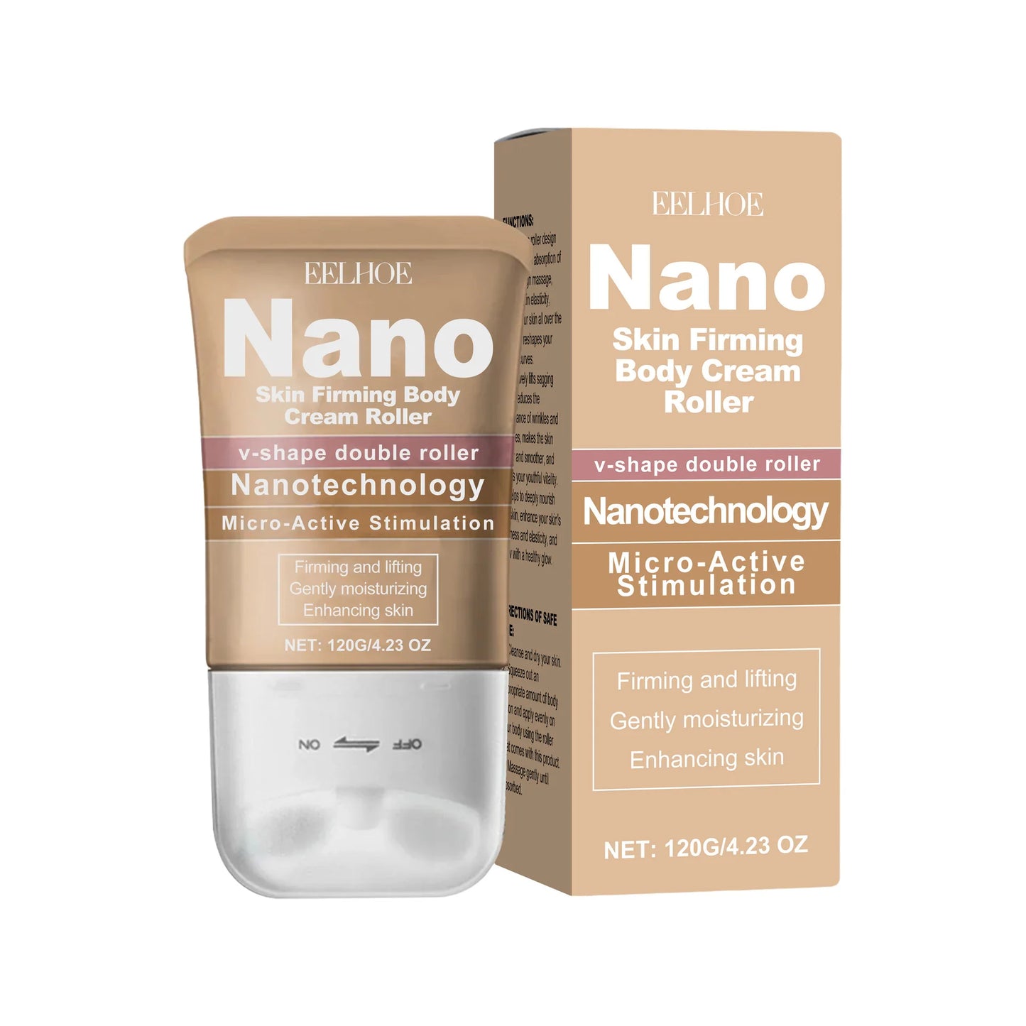 EELHOE Bee Venom Firming Body Cream Roller + Vitamin E 120g