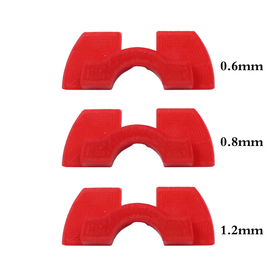 Xiaomi M365 Pro Silicone Vibration Damping Pads | 3 Pack Scooter Vibration Damper Peaceful Pleasures Health and Wellness Red