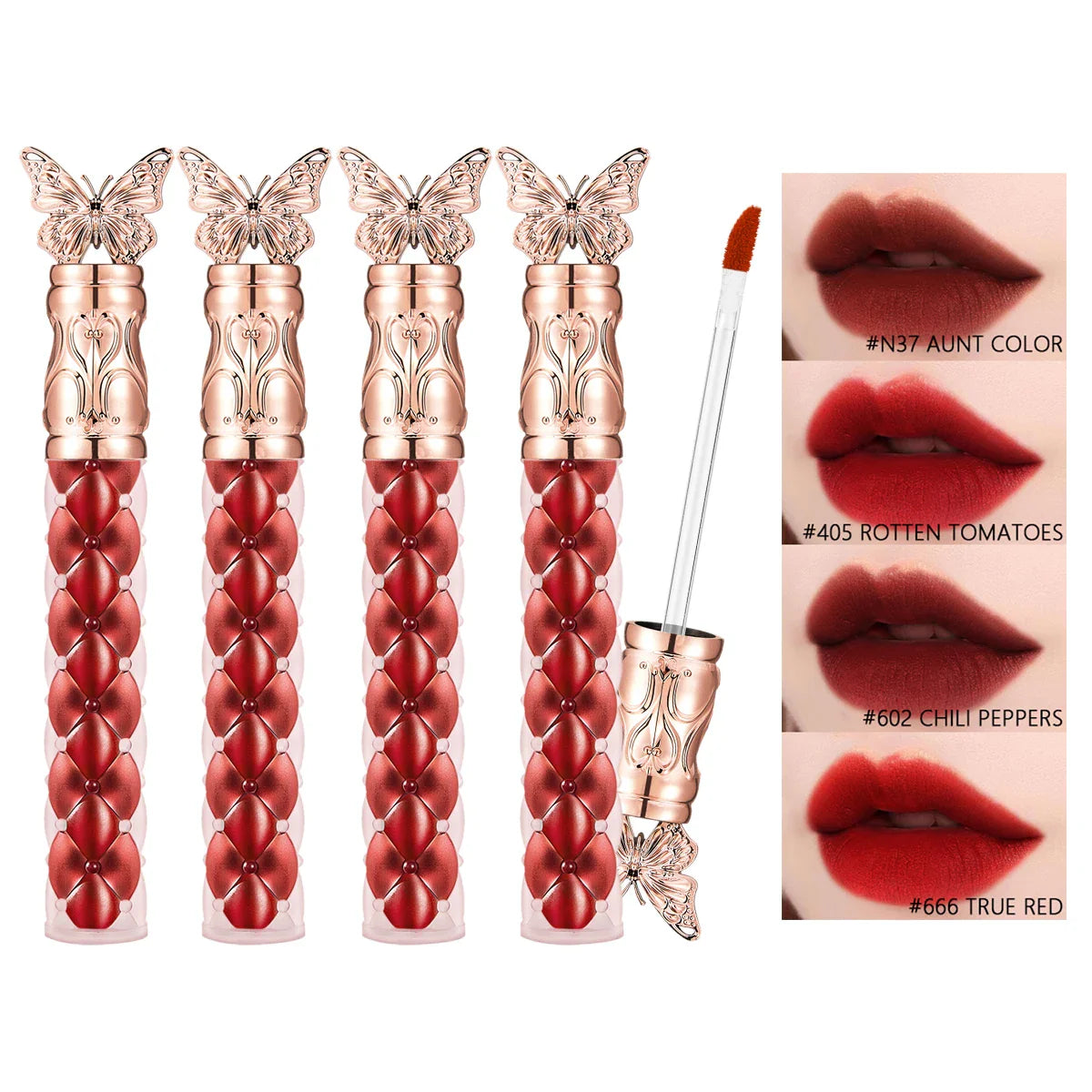 O'Cheal 4-Color Lip Gloss – Hydrating, Waterproof & Long-Lasting