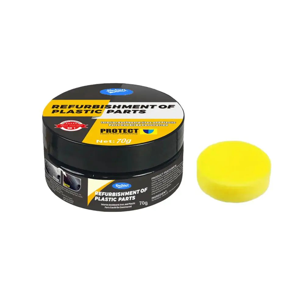 Automotive Plastic & Leather Restore Cream | Polish & Protect