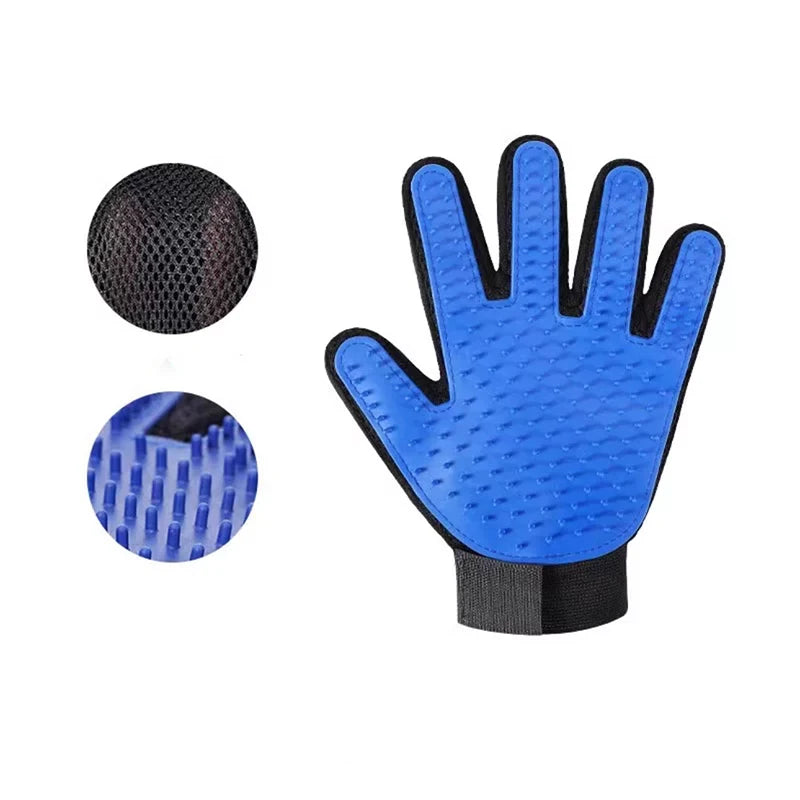 Silicone Pet Grooming Gloves for Cats & Dogs | Bath Brush