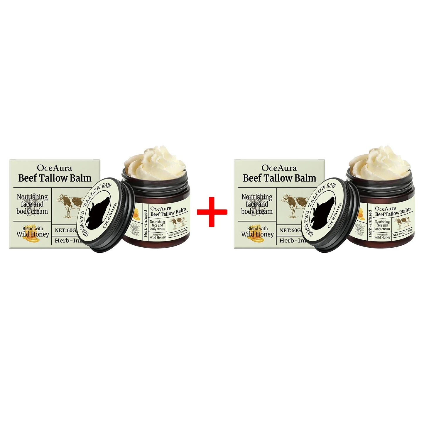 OceAura Butter & Honey Face Cream – Firming & Moisturizing 60g