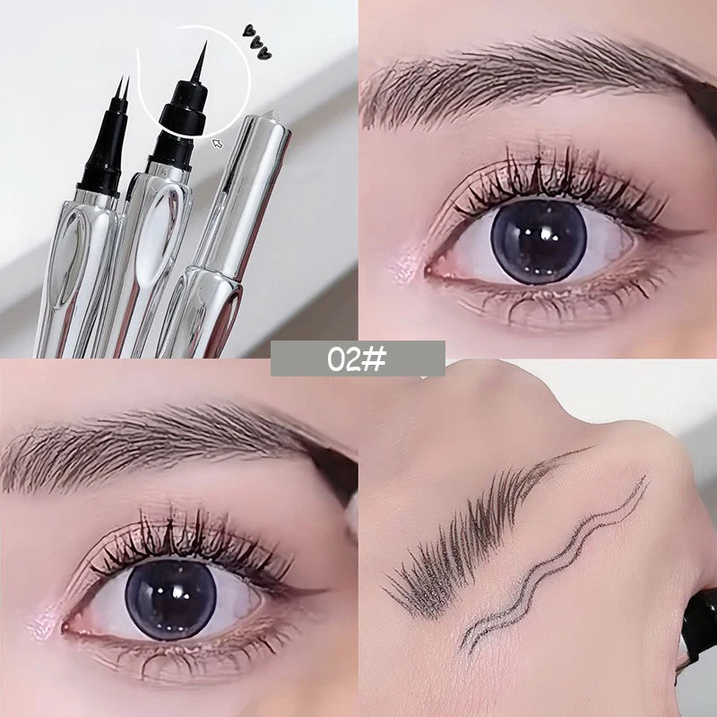 Ultra-Fine 2-Point Waterproof Liquid Eyebrow Pen | Fork Brow Pencil