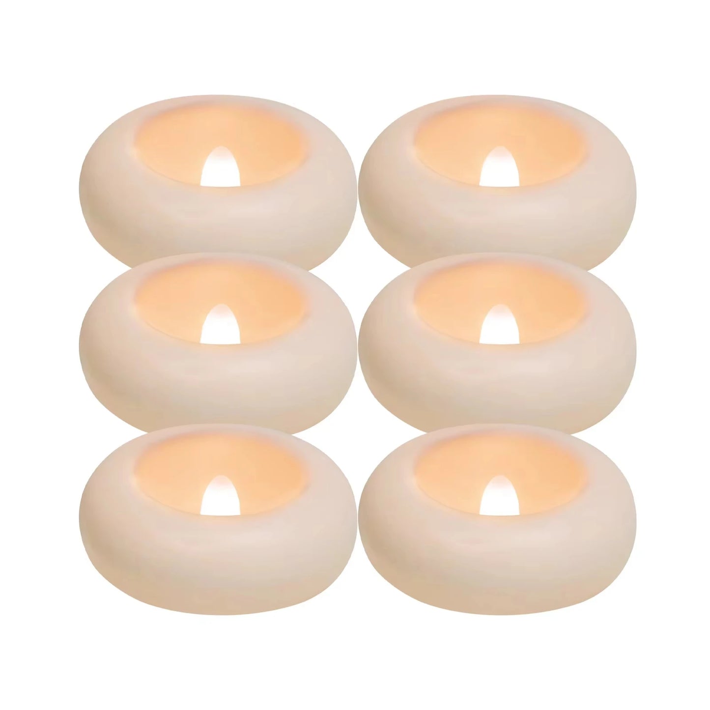 Floating Flameless LED Candles | Waterproof Pool Tealights 12/24 Pack