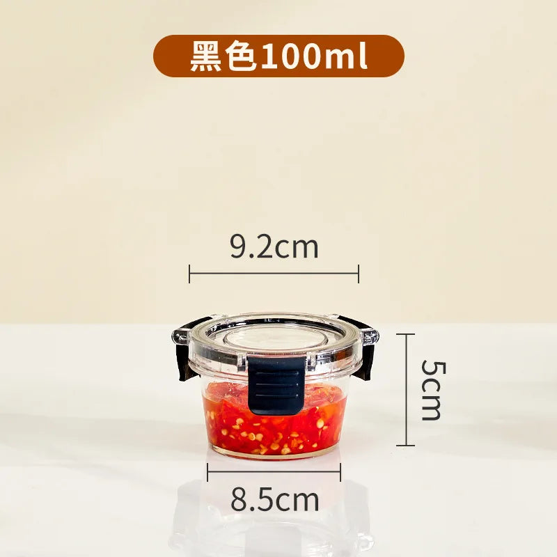 Portable Lunch Box Kids School Microwave Transparent Bento