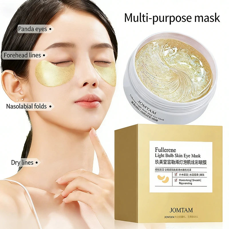 60pc Fullerene Eye Patches – Moisturize, Brighten & Anti-Aging