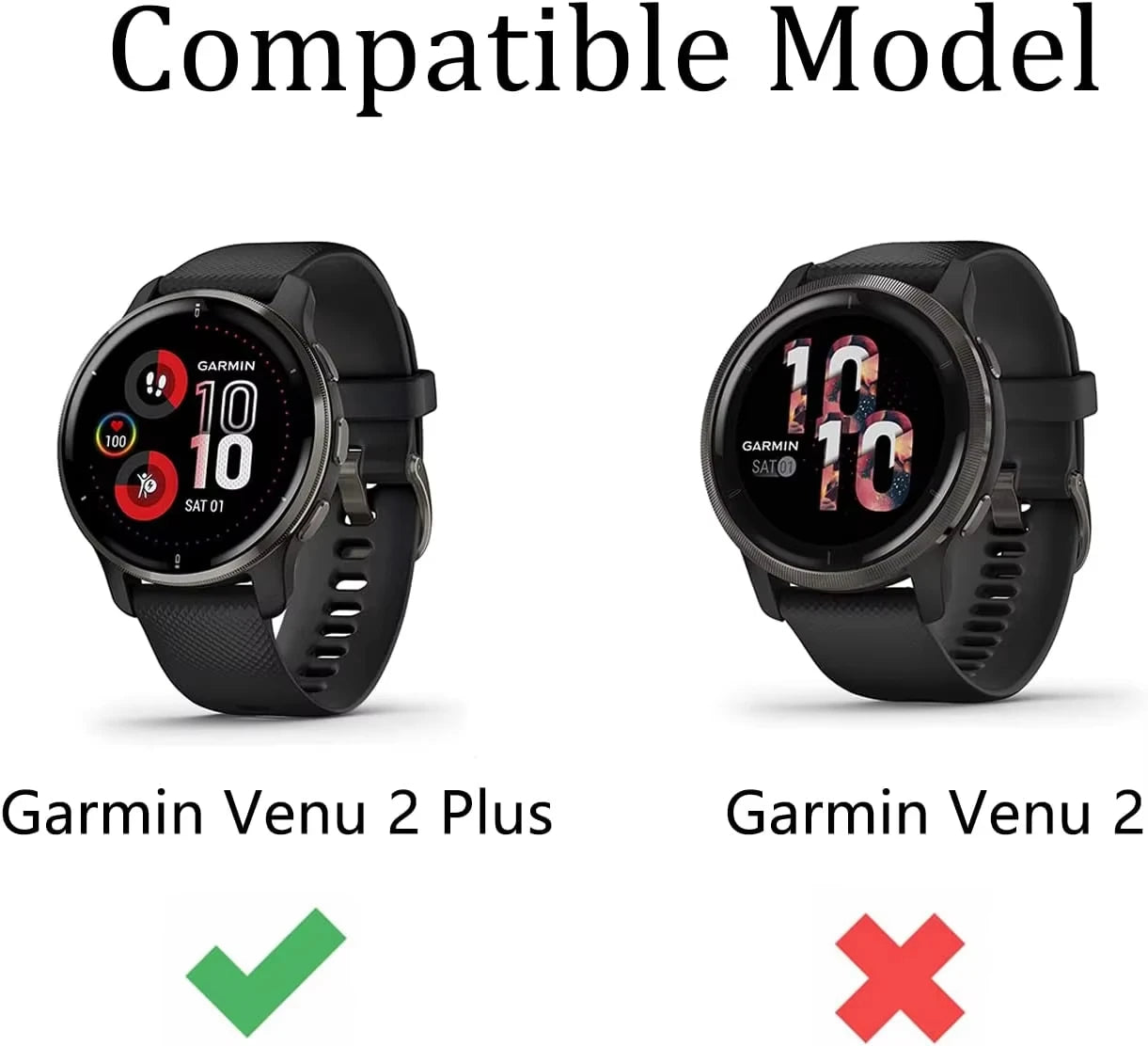 Garmin Venu 2 Plus TPU Protective Case – Anti-Scratch Cover