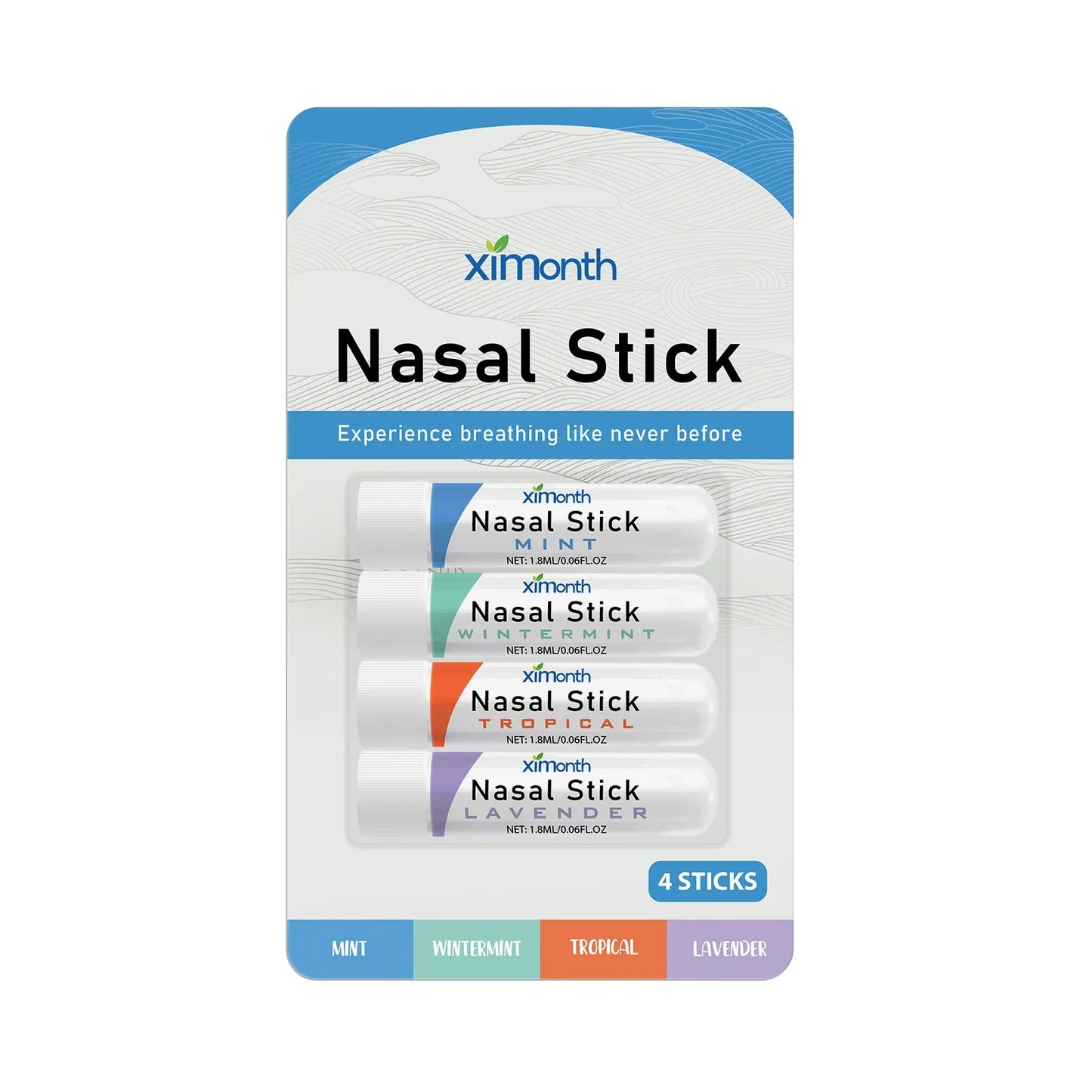Nasal Inhaler Sticks Set – Natural Cooling Fresh Breathing