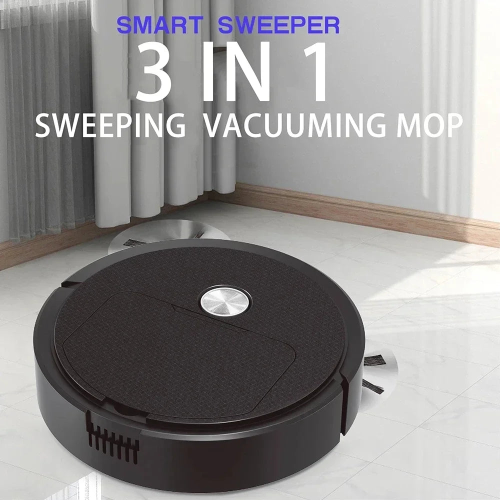 GUOHE 3-in-1 Mini Robot Vacuum Sweeper & Mop for Home