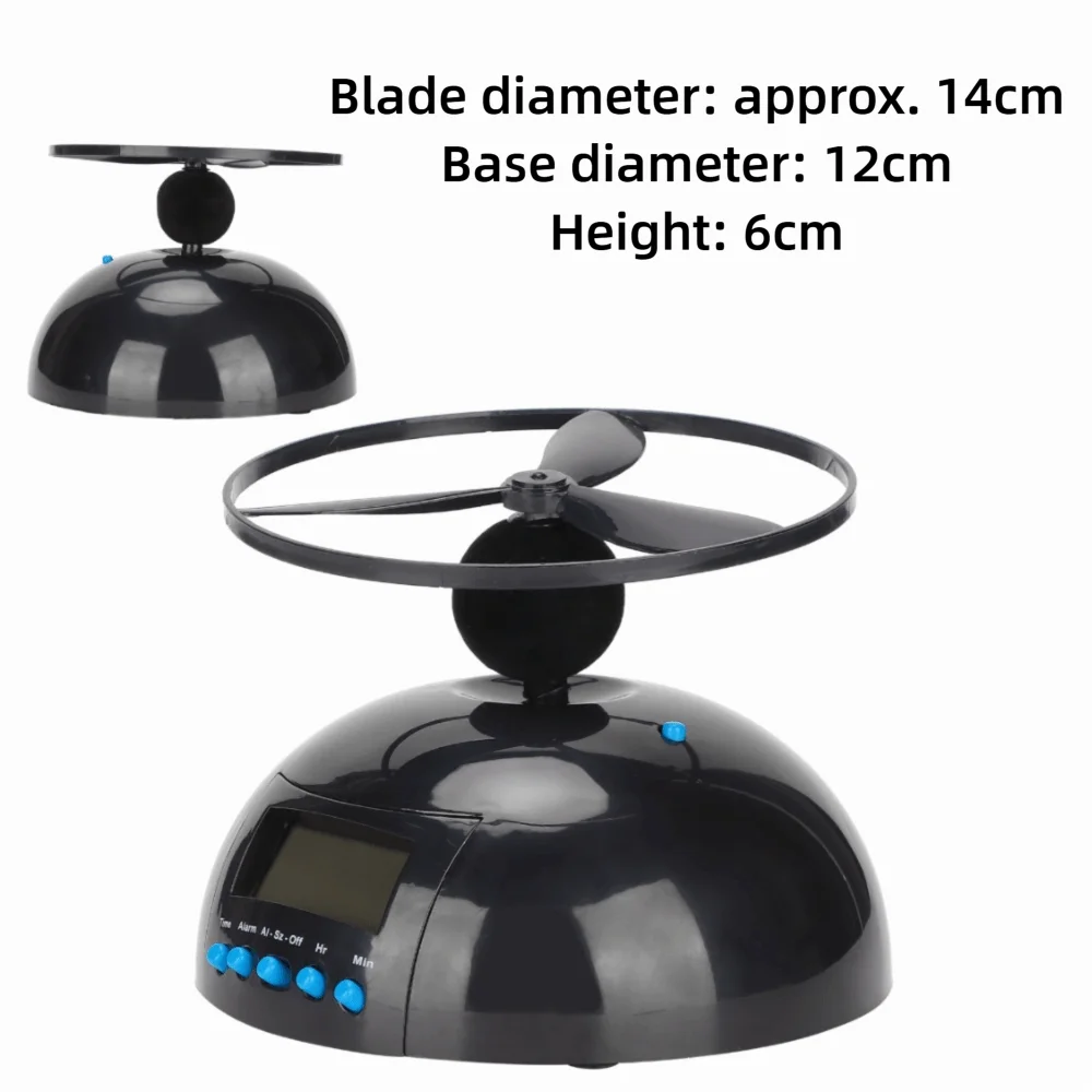 Innovative Alarm Multipurpose Electronic Clock Wake Up Tool Unique Flying Alarm Clock Moving Clock Home Peaceful Pleasures Health and Wellness