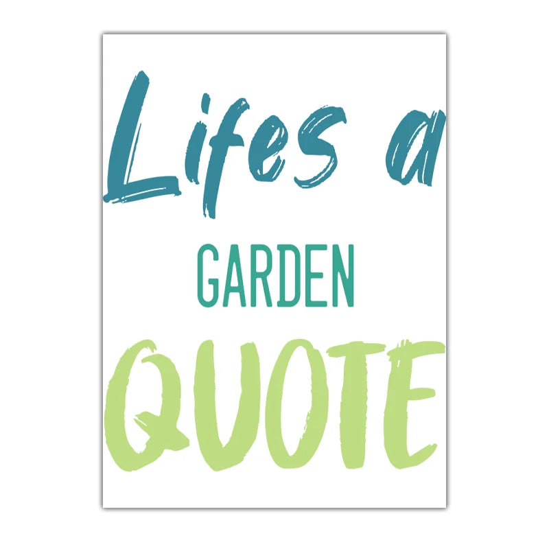 Nordic Wall Art Minimalist Gardening English Quote Canvas Painting Nordic Style Poster Prints for Bedroom Living Room Wall Decor Peaceful Pleasures Health and Wellness 02 20x25cm No Frame China Mainland
