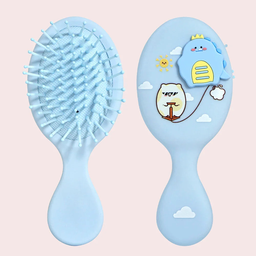 Cartoon Dinosaur Mini Air Cushion Massage Comb – Anti-Static