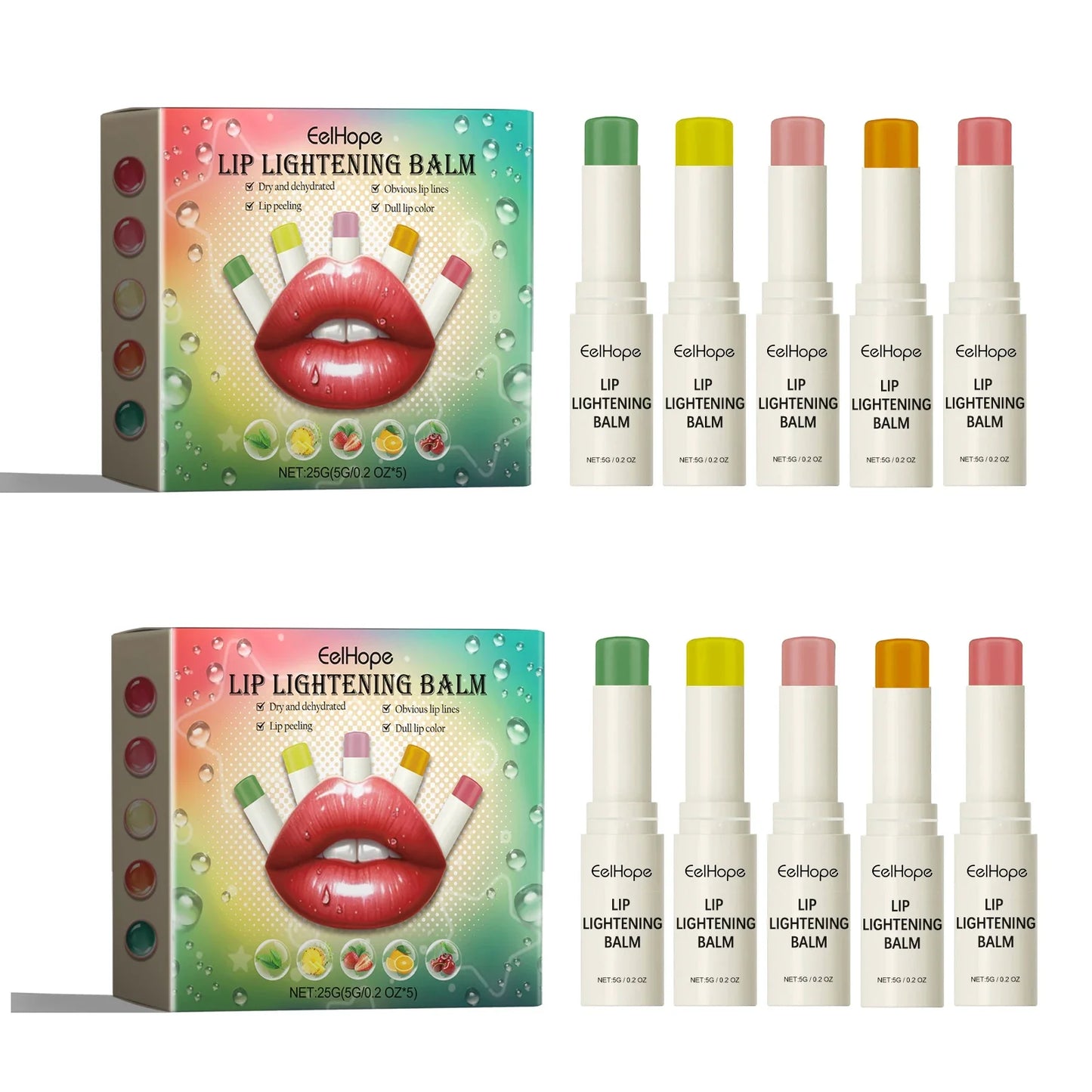 Eelhoe Brightening Lip Balm Mask – Exfoliating & Moisturizing