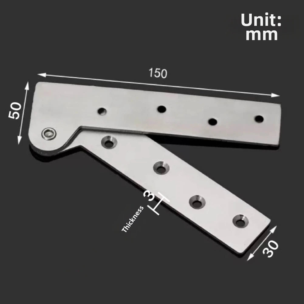 Stainless Steel Pivot Hinge 360-degree Revolving Door Cabinets Doors