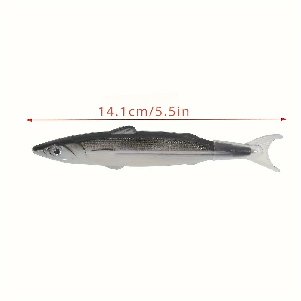 Funny Fish-Shaped Ballpoint Pens 2 Pack | Novelty Gift Set