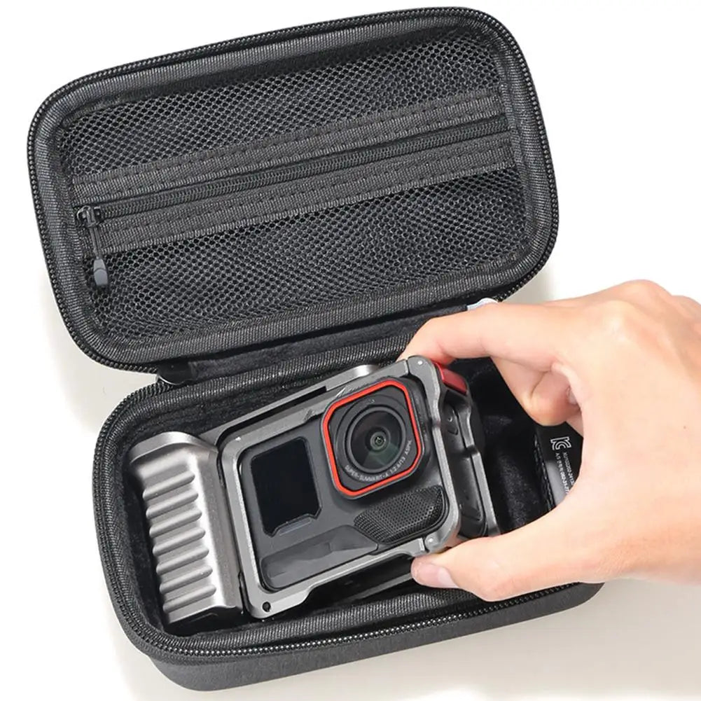 For Insta 360 Ace Pro 2 Street Shooting Set Storage Bag Portable Travel Carrying Case Sports Camera Mini Organizer Case Peaceful Pleasures Health and Wellness