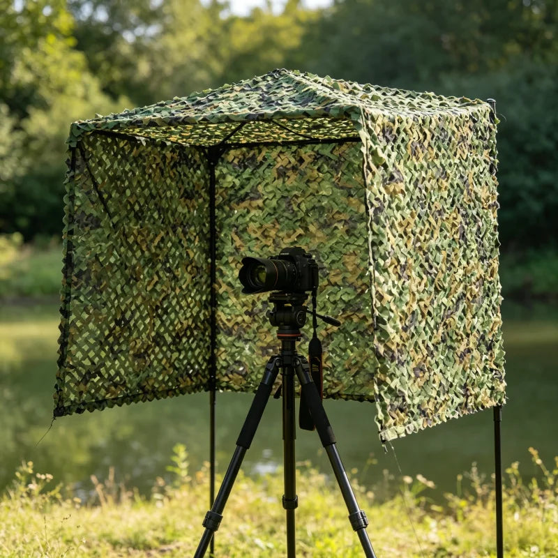 Cover, Conceal or Decorate with This 150x200cm Tactical Woodland Camo Net – Ideal for Hunting, Camping, Sun Shade & Photograph Peaceful Pleasures Health and Wellness