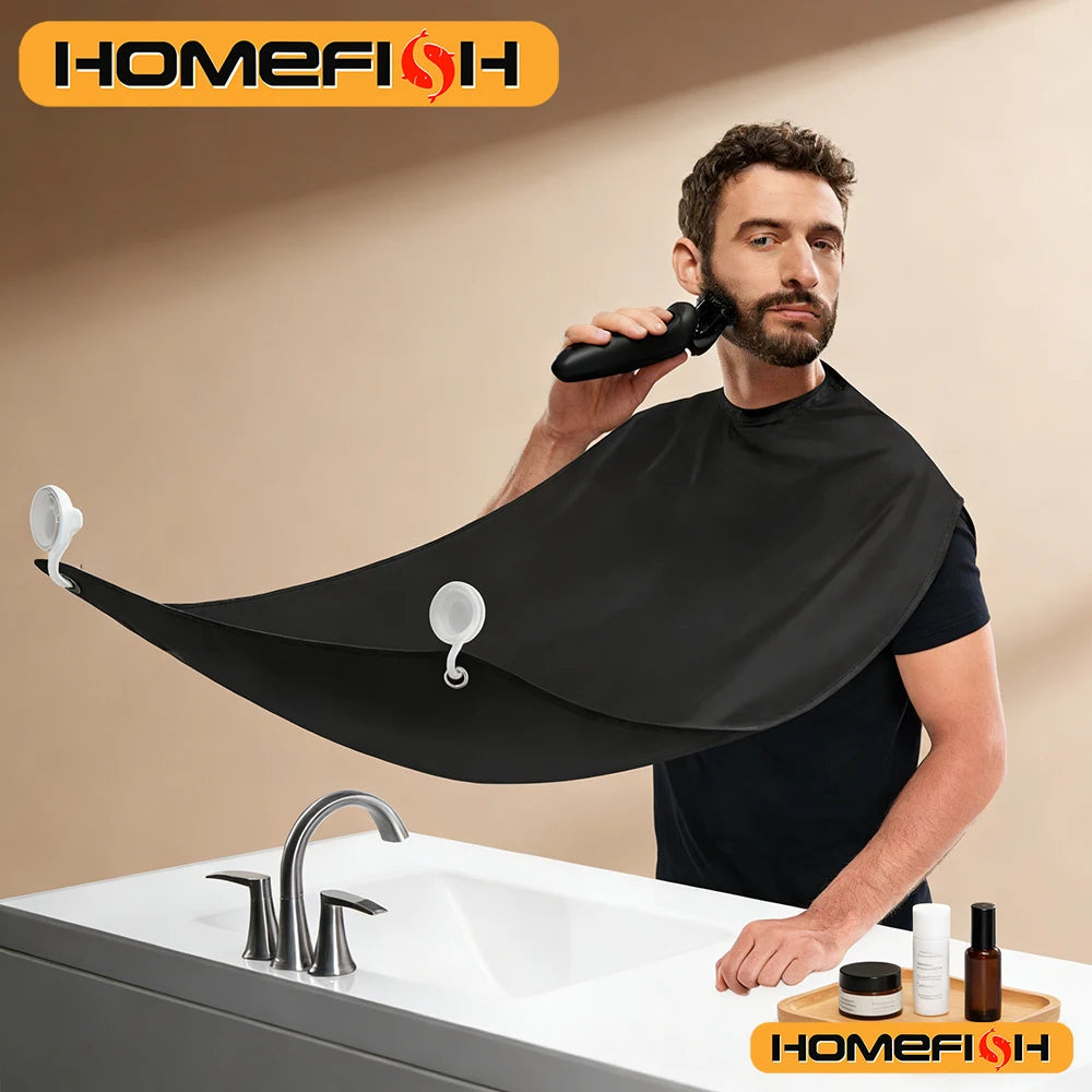 Men's Beard Shaving Bib – Mess-Free Grooming Cape