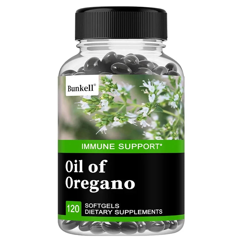 Oregano Oil Capsules - Carvacrol & Thymol, Immune, Digestive & Intestinal Flora Support, Antioxidant, Boosts Blood Circulation Peaceful Pleasures Health and Wellness 120 count-1 bottle