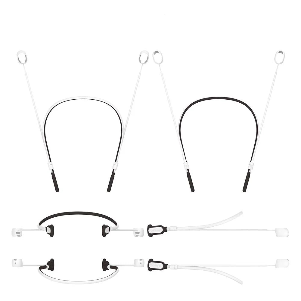 Protective Case For Sony WF-1000XM6 Earbuds Anti-Loss Lanyard For WF-1000XM6 Sports Lanyard Available In A Variety Of Colors Peaceful Pleasures Health and Wellness WHITE
