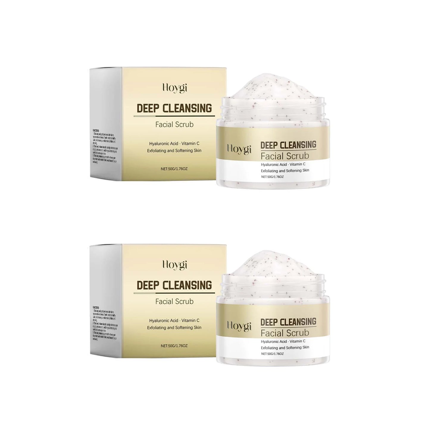 Deep Cleansing Facial Scrub – Pore Refining & Oil Control