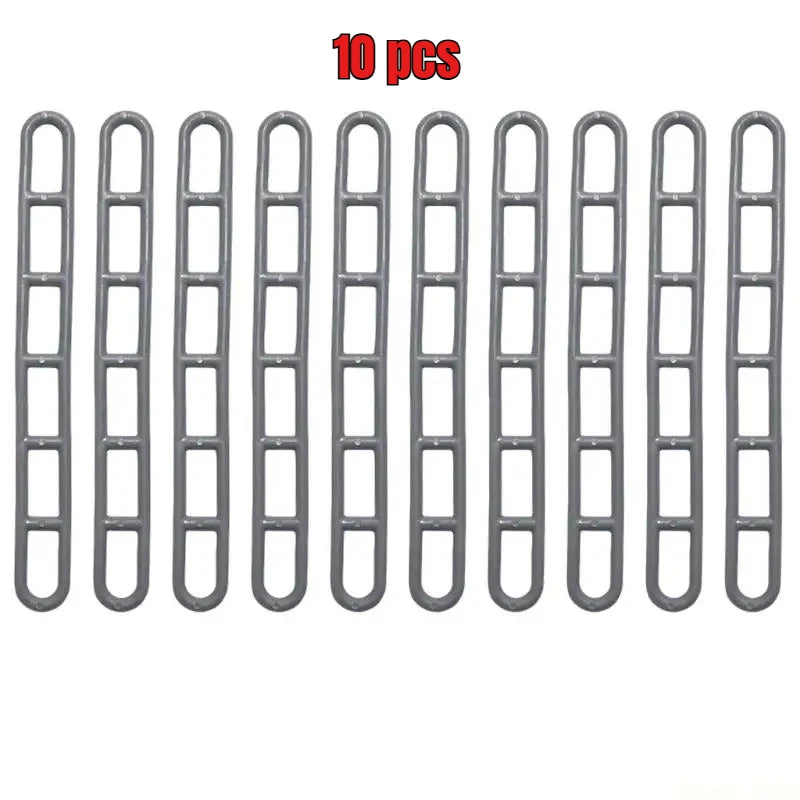 U2JB 10Pcs Universal 6 Hole Rope Adjuster Replacement Adjustable Tent Rope Tighteners Plastic Tie Down Strap Enduring Peaceful Pleasures Health and Wellness 10pcs
