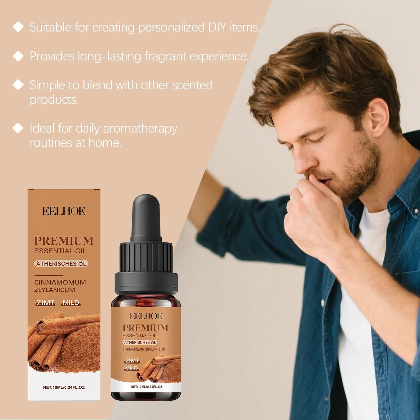 Cinnamon Aromatherapy Essential Oil – Hydrating Skin & Body Care