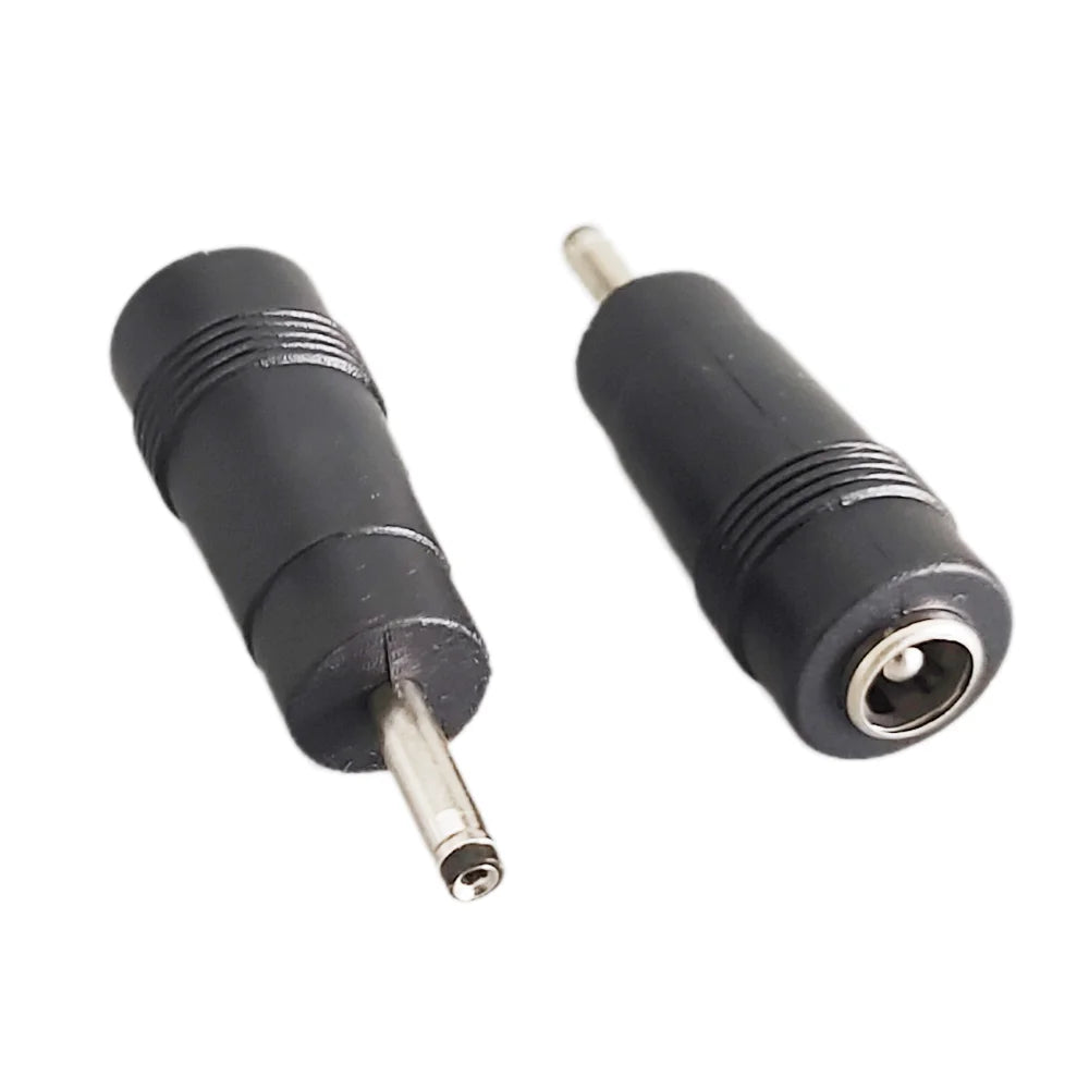 DC Power Male to Female Adapter 3.5x1.35mm 4.0x1.7mm 4.8x1.7mm 5.5x1.7mm 5.5x2.1mm 5.5x2.5mm 6.3x3.0mm 6.0x4.4mm Lapto Connector Peaceful Pleasures Health and Wellness 3.5x1.1mm 2Pcs