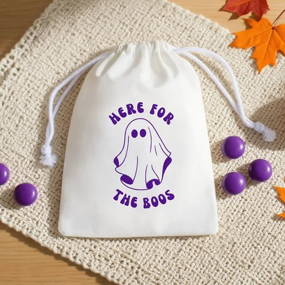 Here for The Boos Bachelorette Drawstring Bags – 10-Pack