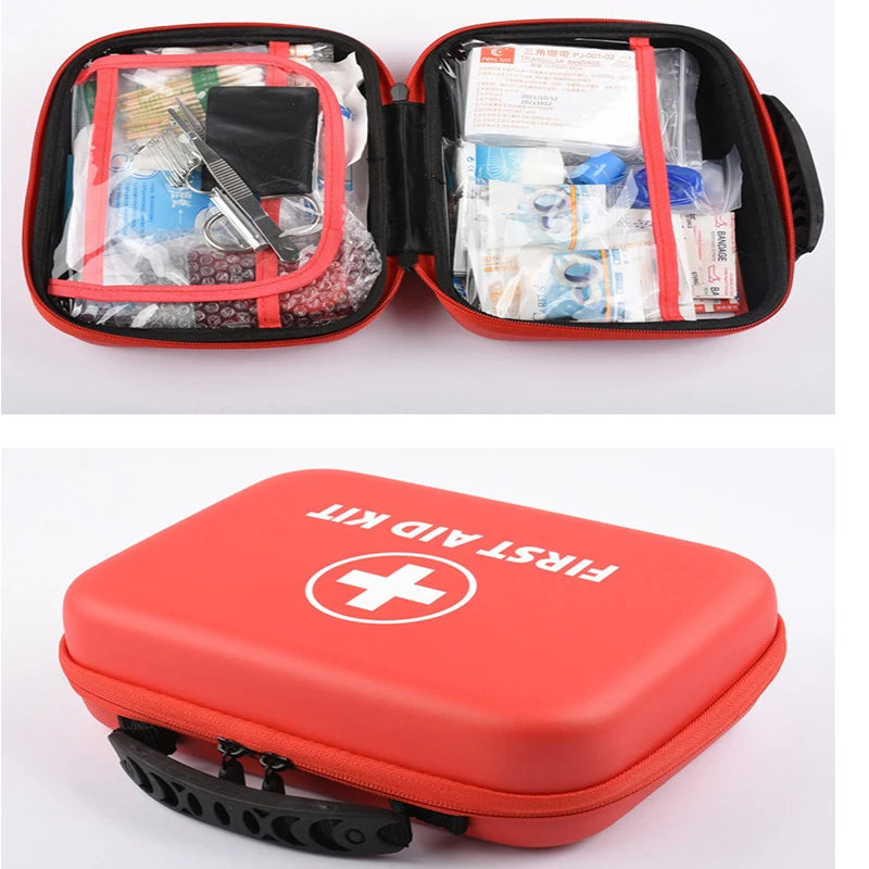 First Aid Kit Medical Home Medicine Storage Kit Portable Outdoor Emergency Supplies Storage Kit Peaceful Pleasures Health and Wellness