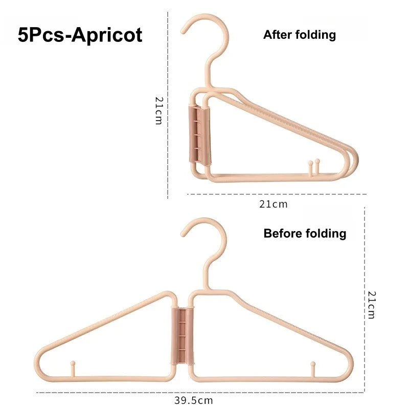 Foldable Travel Clothes Hangers – Portable Space-Saving