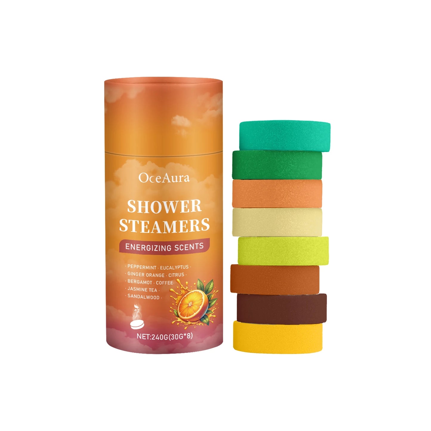 OceAura Aromatherapy Shower Steamers – Spa Relaxation Tablets