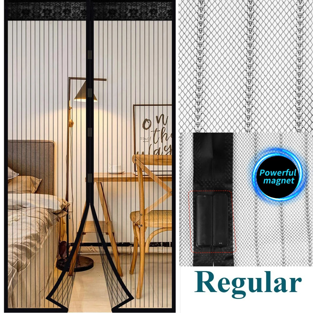 Magnetic Screen Door Curtain 100x210cm – Auto-Close Bug Net