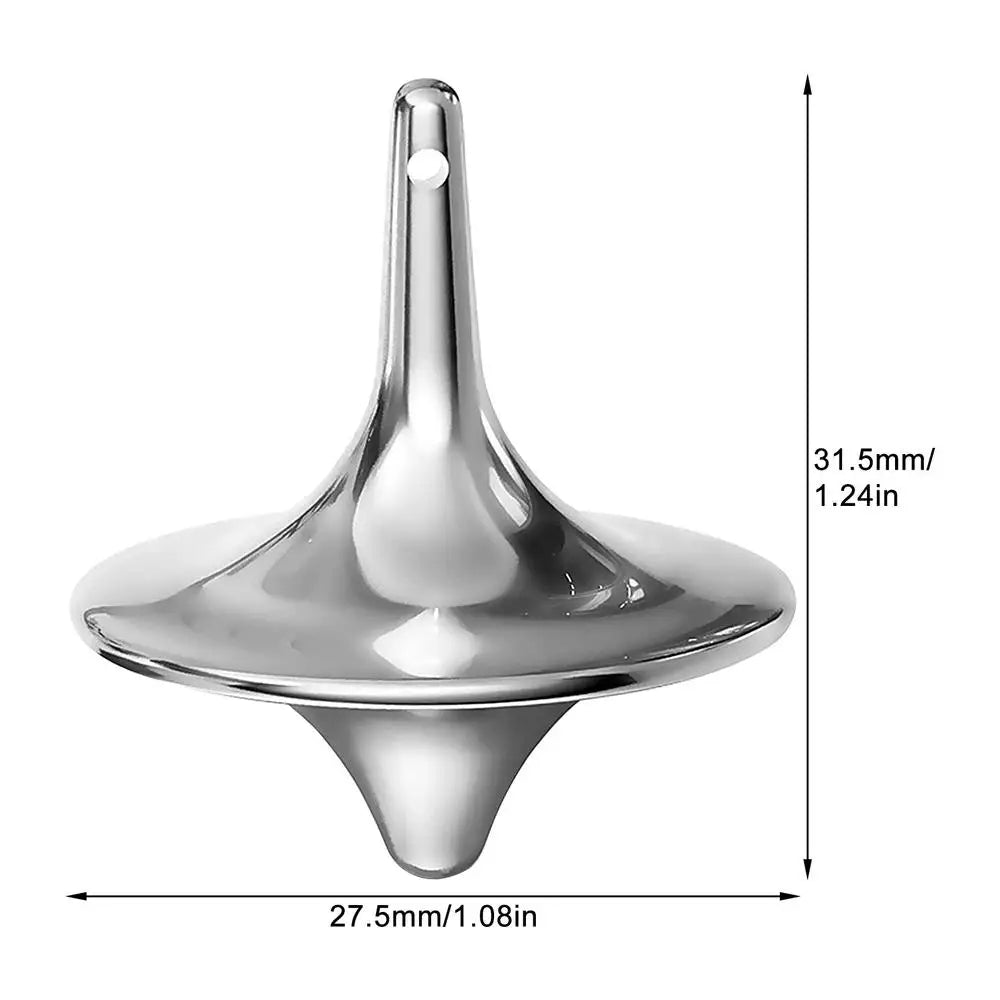 Metal Gyro Spinning Top Fidget Toy – Alloy Gyroscope for Kids