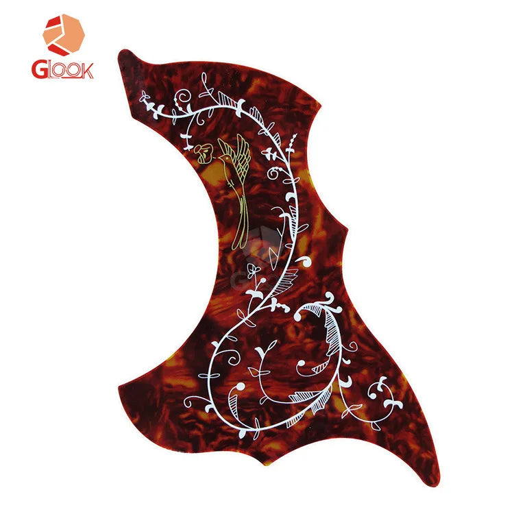 Acoustic Guitar Guard Colorguard Personalized Flower Bird Universal