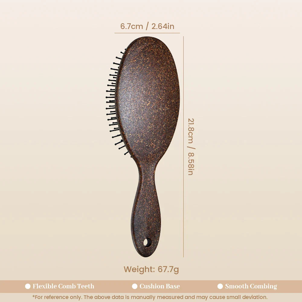 Wood Paddle Hair Brush – Scalp Massage & Detangling Comb