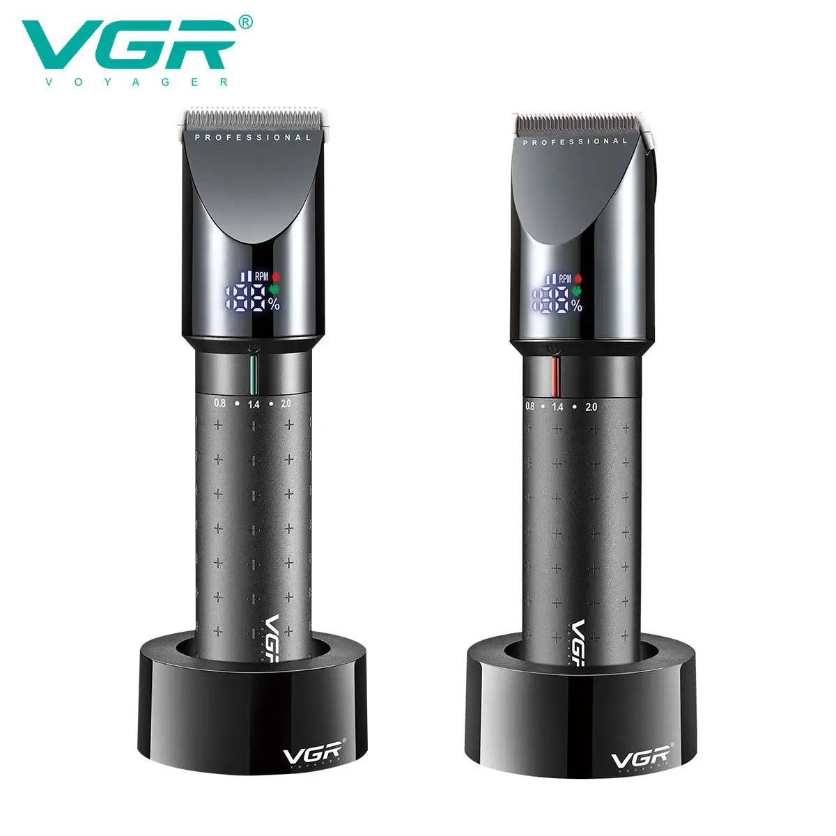 VGR 698 high-end hair clipper, deep cleaning hair trimmer, multifunctional men's hair removal salon carving, electric push shear Peaceful Pleasures Health and Wellness