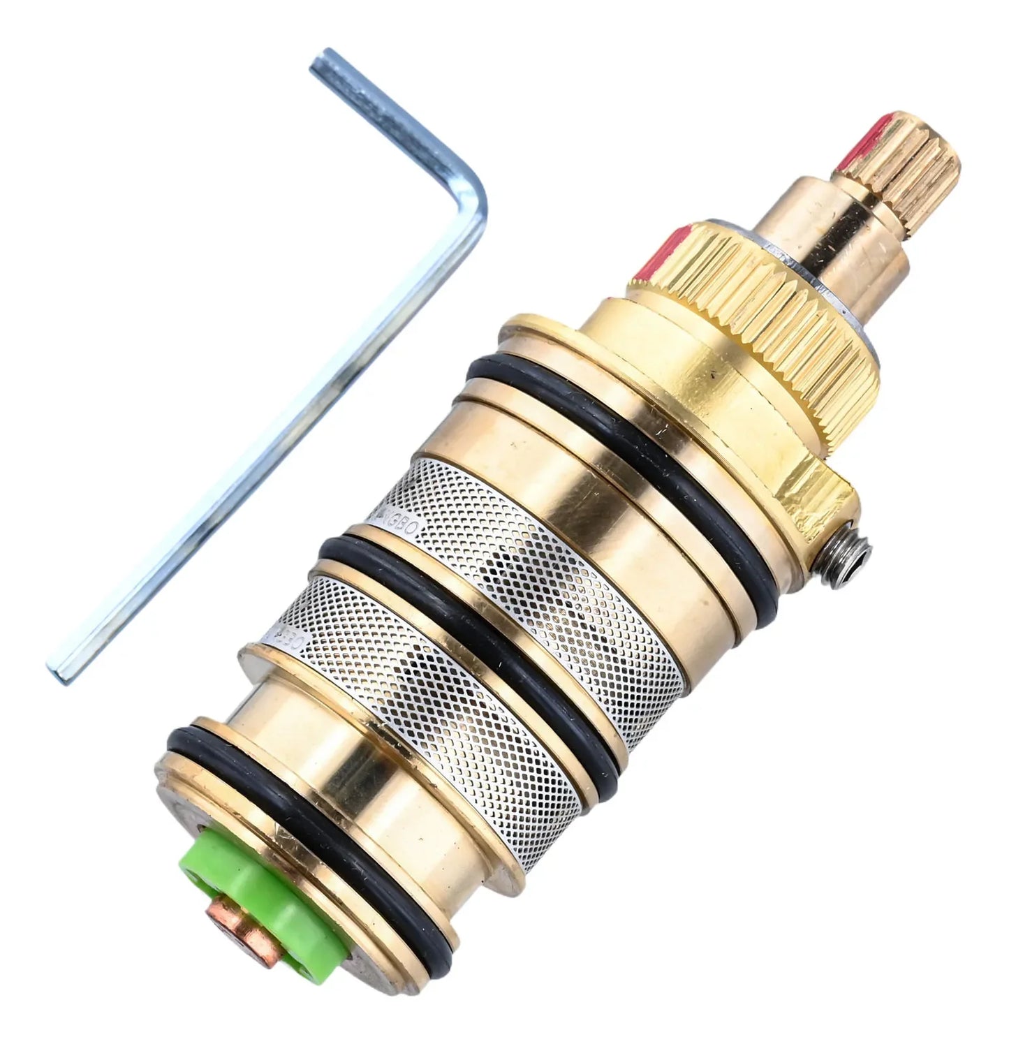 Solid Brass Thermostatic Mixing Valve | Safety Override Knob