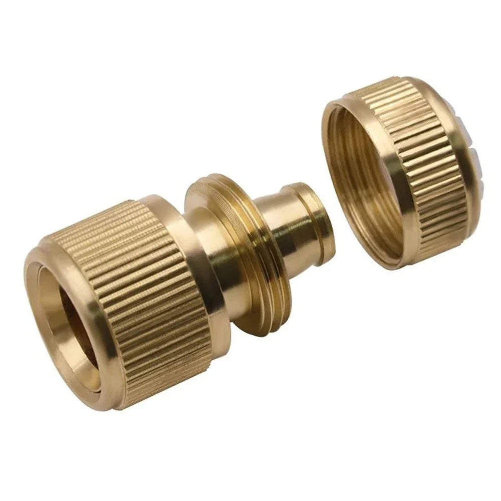 Brass 4-Point Quick Connect Hose Coupling | High Pressure