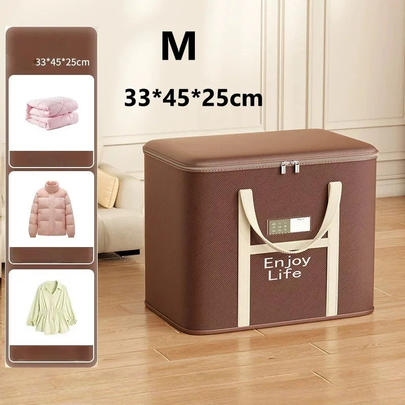 Large Collapsible Storage Bags for Clothes, Blankets & Bedding