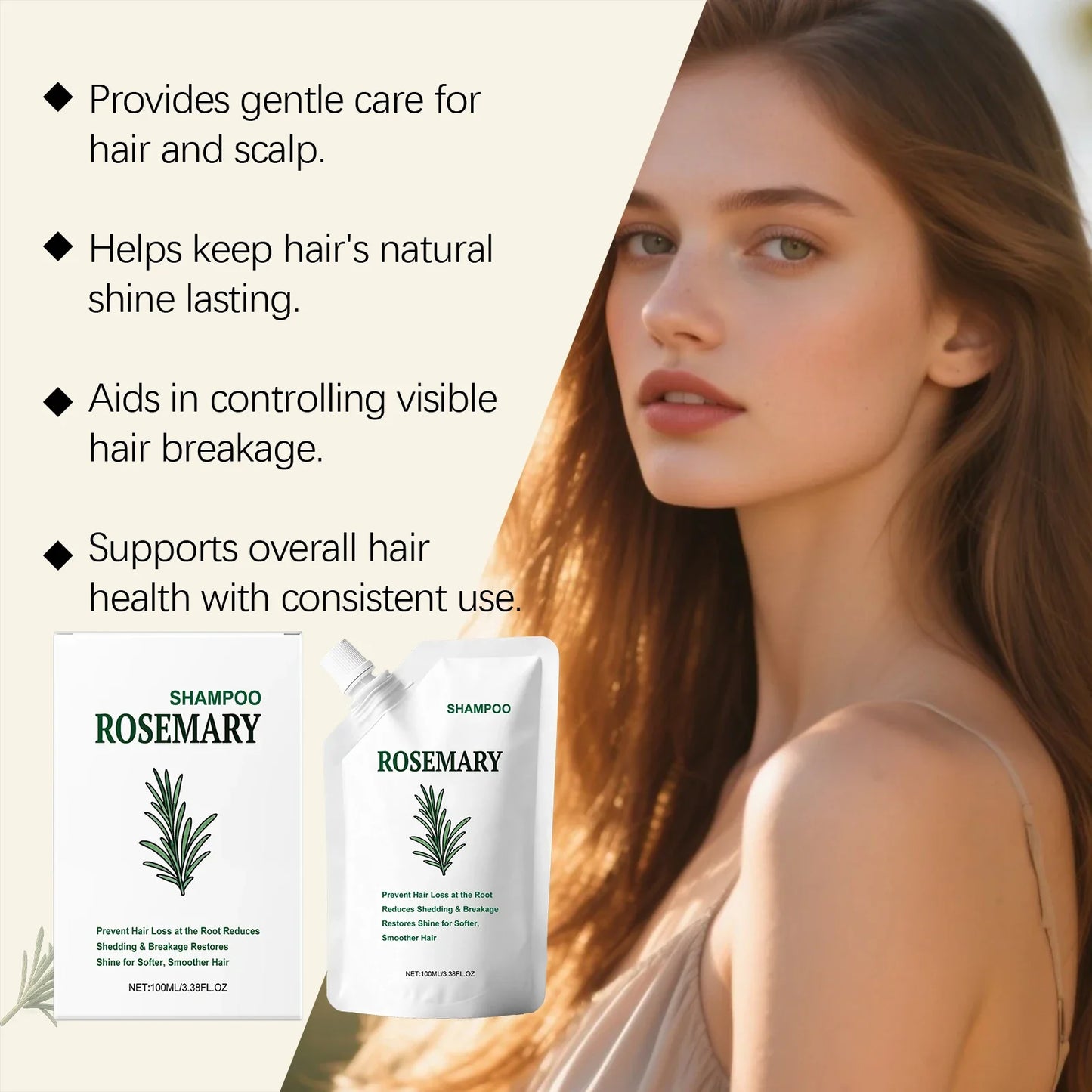HOEGOA Rosemary Shampoo – Strengthen, Cleanse & Grow Hair