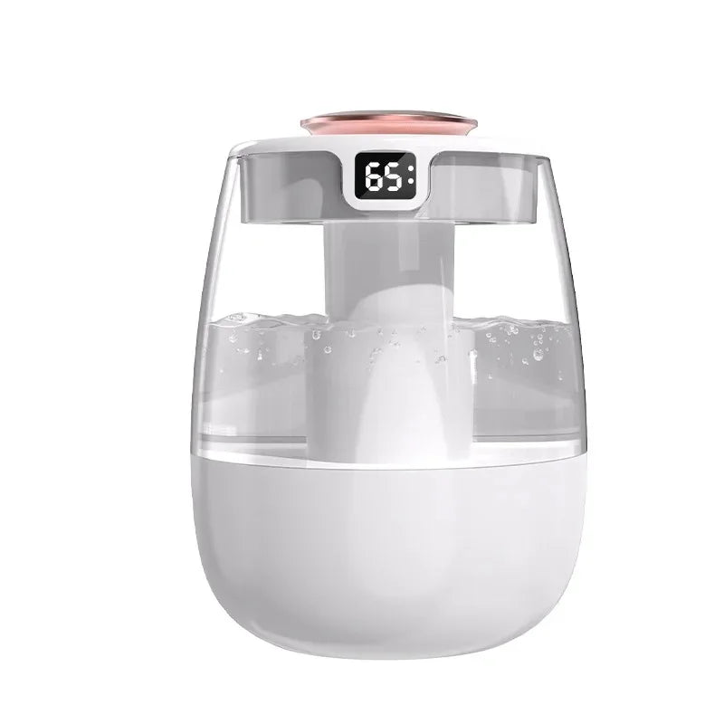 Portable Double Spray Humidifier with Aroma Diffuser USB Powered LED Light Mist Maker for Home Office Use Peaceful Pleasures Health and Wellness