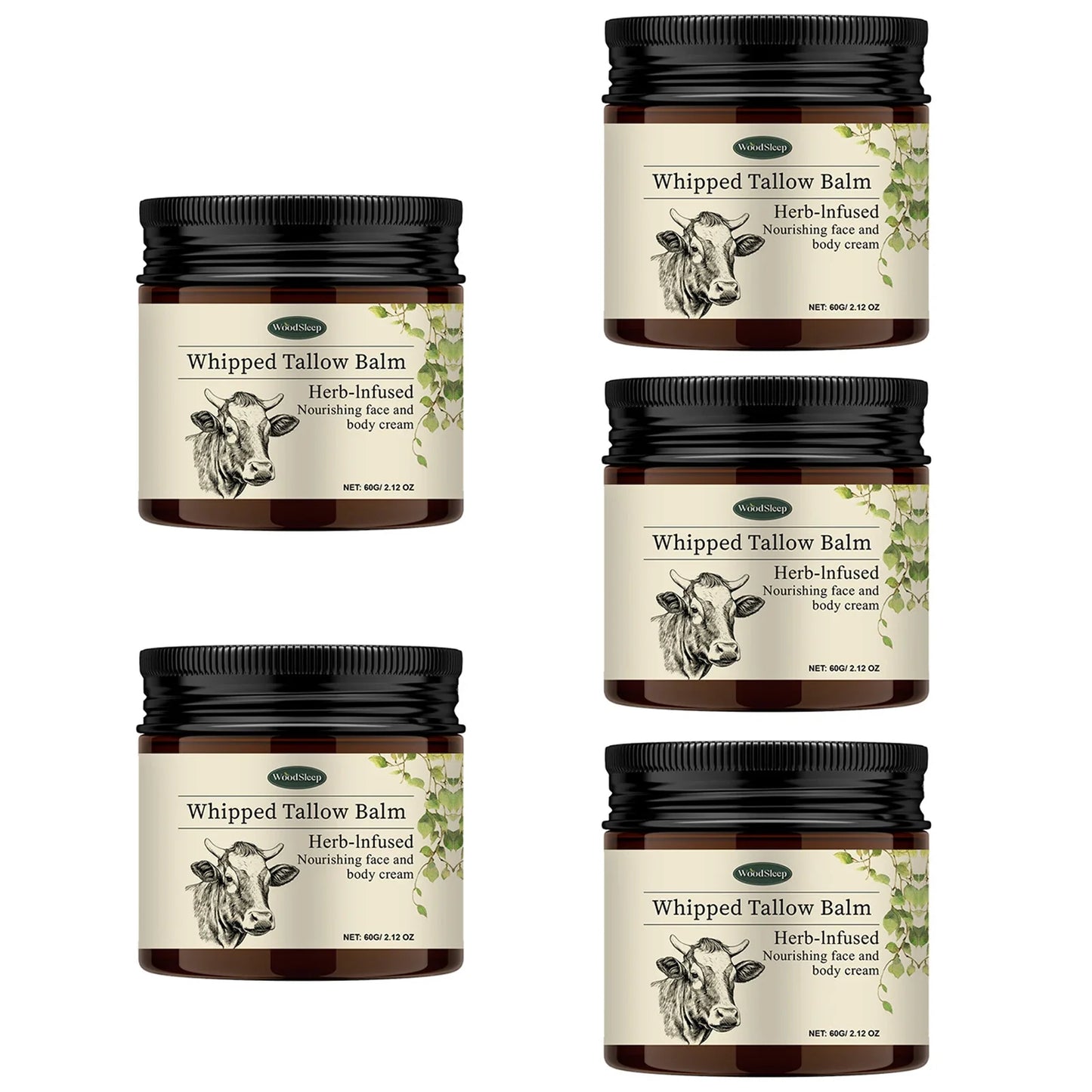 WOODSLEEP Whipped Tallow Balm – Face & Body Moisturizer